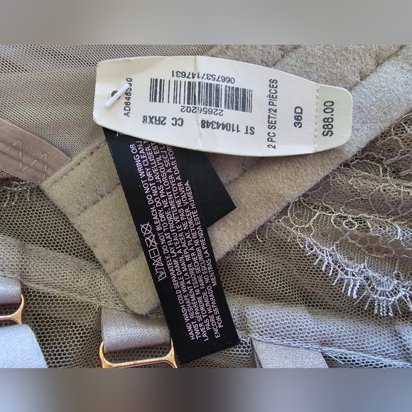 NWT Victoria’s Secret Lace-up Blush Ribbon Corset - Picture 5 of 8